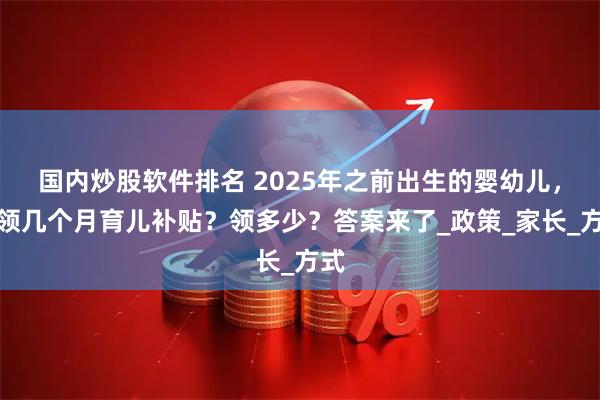 国内炒股软件排名 2025年之前出生的婴幼儿,能领几个月育儿补贴?领多少?答案来了_政策_家长_方式